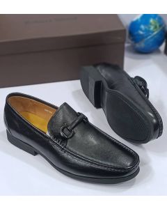 Roberto Wood Shoe Black 