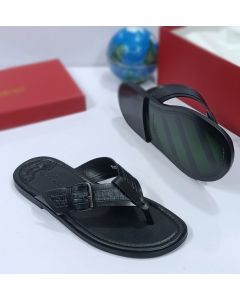 Minotti Italian Slippers Black