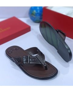 Minotti Italian Slippers Brown