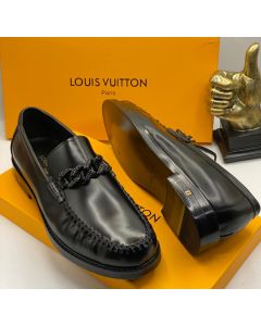 Louis Vuitton Loafer Shoe Black 