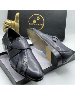 Earth Strong Buckle Shoe Blue