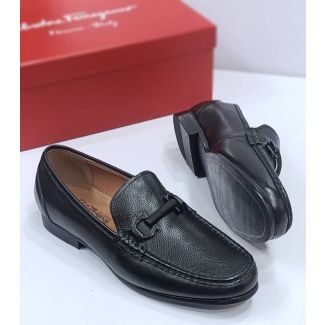 Salvatore Ferragamo Loafer Shoe Black 01