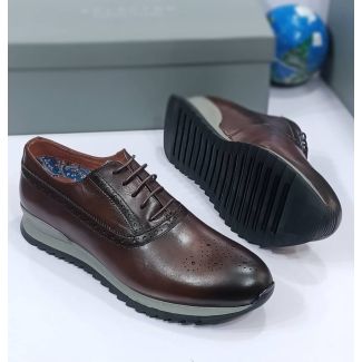 Selected Solid Shoe Brown