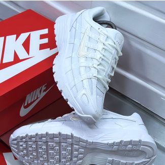 Nike P 6000 Triple White