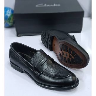 Clark's Leather Shoe Black 01