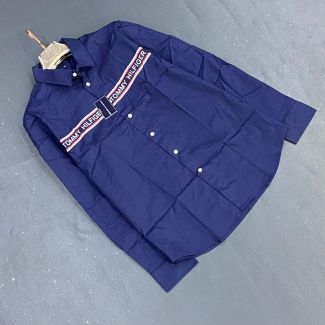 Tommy Long Sleeve Shirt Blue 01