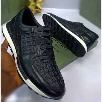 Berlutti Selected Shoe Black