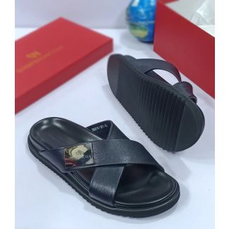 Giampieronicola Leather Slippers 01