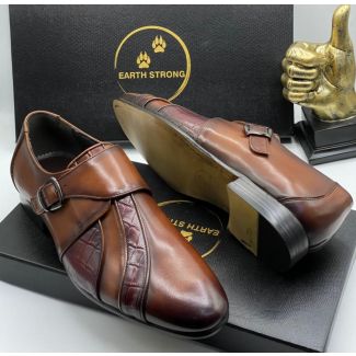 Earth Strong Buckle Shoe Brown